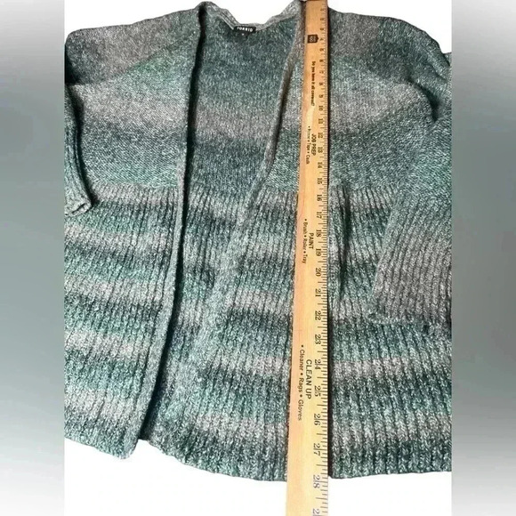 Torrid 2 Open Front Cardigan Sweater Long Sleeve 2X - Picture 9 of 14